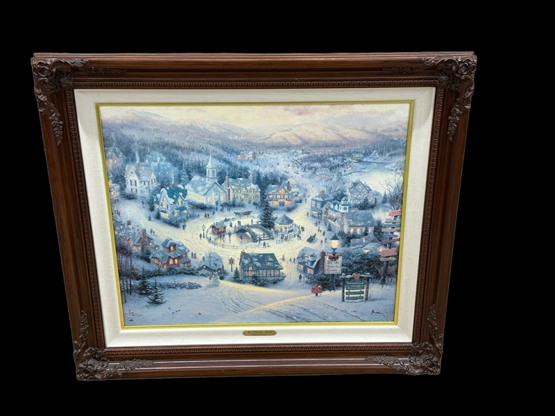 Thomas Kinkade Lithograph "St. Nicholas Circle" Artist Proof