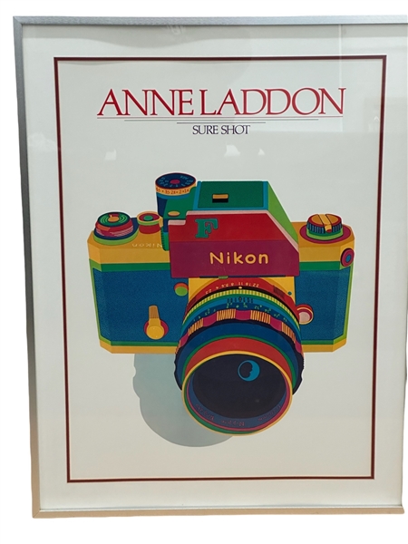 Anne Laddon Sure Shot Modern Art Poster 