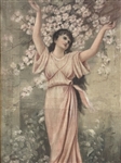 Female Painting on Fabric Oversize