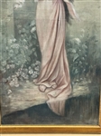Female Painting on Fabric Oversize