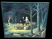 Fantasy oil Painting Signed Whitehill