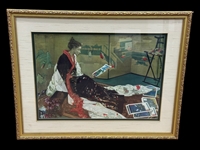 James McNeil Whistler "Caprice in Purple and Gold" Lithograph