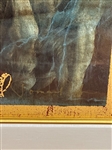 Tomasz Rut Embellished Giclee Man With Two Horses
