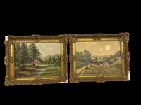 Pair of Oil Paintings by Paul Hager
