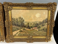 Pair of Oil Paintings by Paul Hager