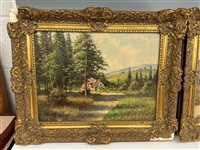 Pair of Oil Paintings by Paul Hager