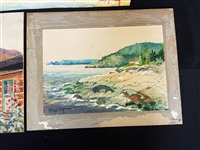 (3) Hans H. Volck Watercolor Paintings Unframed