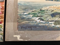 (3) Hans H. Volck Watercolor Paintings Unframed