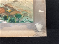 (3) Hans H. Volck Watercolor Paintings Unframed