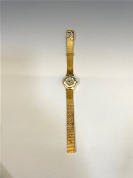 Northern Lights Gold Tone Ladies Wrist Watch
