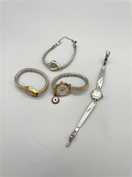 (4) Ladies Dress Watches