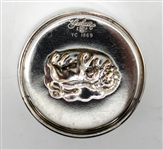 1870 Gorham Silver Plate Child's Porringer and Cup Noah's Ark