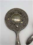 (3) Piece Silver Plate Dresser Set