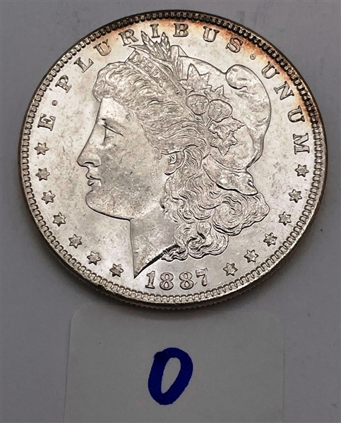 1887-P Morgan Silver Dollar (O)