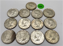 Lot of Uncirculated Kennedy Half Dollars (120)