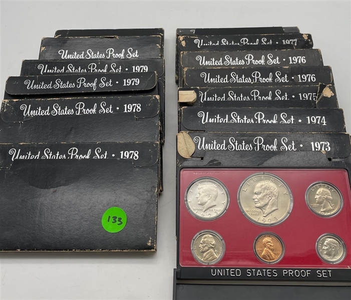 United States Proof Set Lot (133)