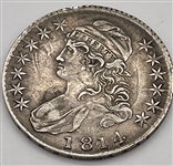 1814 50C Capped Bust Half Dollar (158)