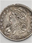 1814 50C Capped Bust Half Dollar (158)