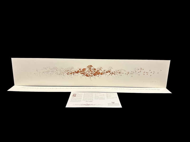 Bev Doolittle S/N Lithograph "When the Wind Had Wings" 1994