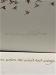 Bev Doolittle S/N Lithograph When the Wind Had Wings 1994