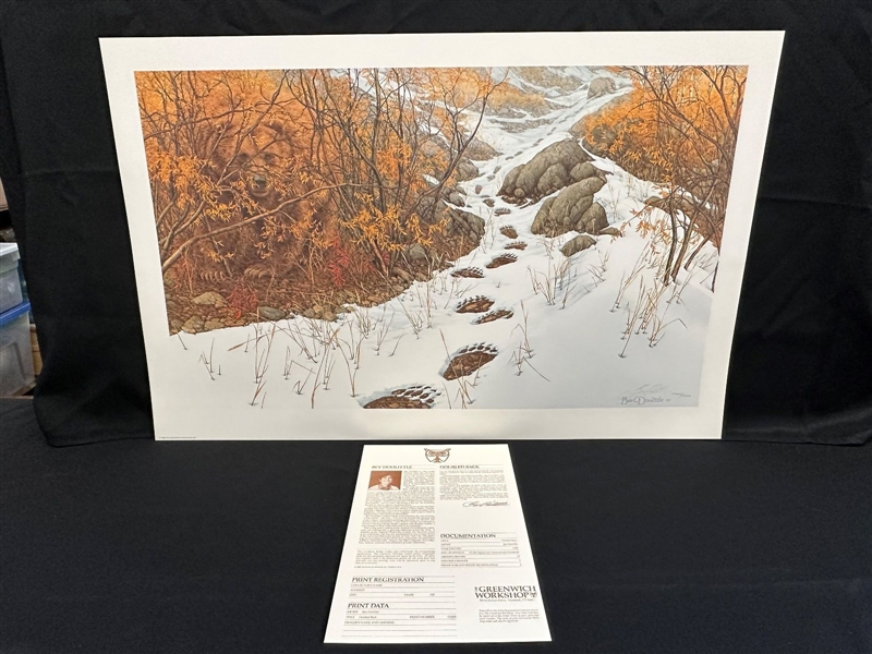 Bev Doolittle S/N Lithograph "Doubled Back" 1988