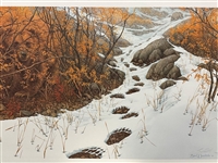 Bev Doolittle S/N Lithograph Doubled Back 1988
