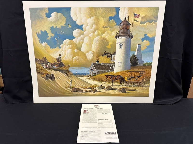 Charles Wysocki S/N Lithograph "Dreamers" 1989