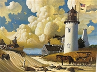 Charles Wysocki S/N Lithograph Dreamers 1989