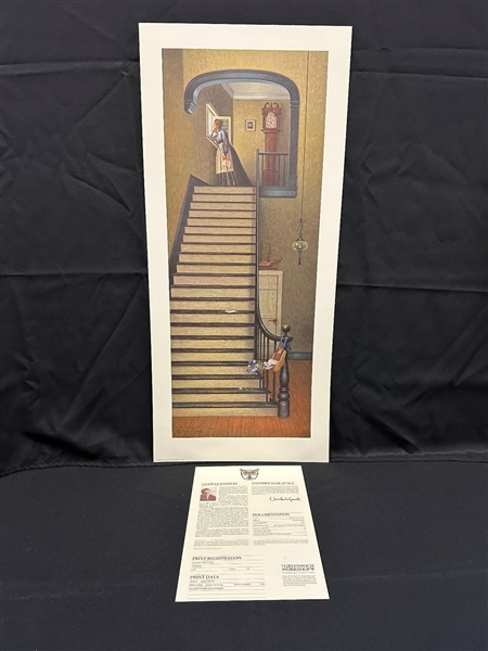 Charles Wysocki S/N Lithograph "Another Year at Sea" 1989