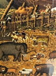 Charles Wysocki S/N Lithograph Noah and Friends 1998