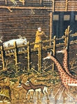 Charles Wysocki S/N Lithograph Noah and Friends 1998