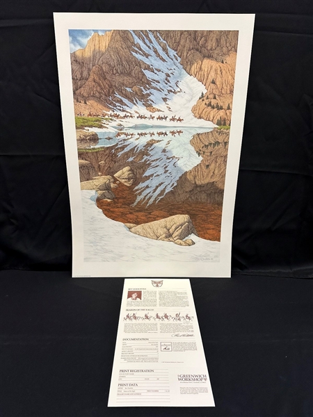 Bev Doolittle S/N Lithograph "Season of the Eagle" 1987