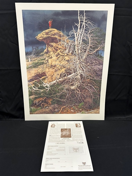 Bev Doolittle & Paul Winter S/N Lithograph "Prayer For the Wild Things" 1993