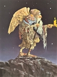 James Christensen S/N Lithograph The Oldest Angel 1993
