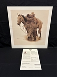 James Bama S/N Lithograph "Bittin Up Rimrock Ranch" 1988