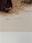 James Bama S/N Lithograph Bittin Up Rimrock Ranch 1988