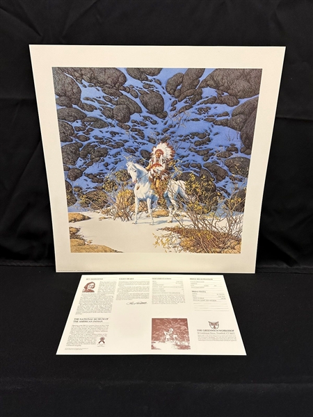 Bev Doolittle S/N Lithograph "Eagle Heart" 1992