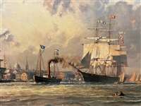 John Stobart S/N Lithograph Boston 
