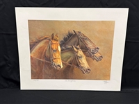 Fred Stone S/N Lithograph "The Thoroughbreds"