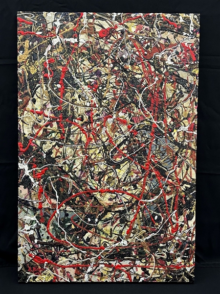 Dorothy Baka "Down Jacksons Path" Acrylic on Canvas