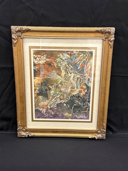 Dorothy Baka "The Birth of Mother Nature" Acrylic Collage 1998