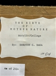 Dorothy Baka The Birth of Mother Nature Acrylic Collage 1998
