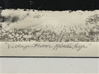 Dorothy Baka Village From Mind's Eye Monoprint