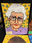 (10) Dorothy Baka Caricature Paintings on Paper