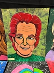 (10) Dorothy Baka Caricature Paintings on Paper