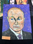 (10) Dorothy Baka Caricature Paintings on Paper