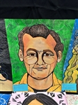 (10) Dorothy Baka Caricature Paintings on Paper