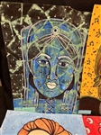 (9) Dorothy Baka Caricature Paintings on Paper