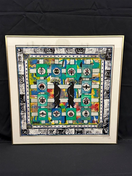 Dorothy Baka "Bugged" 2018 Mixed Media Painting
