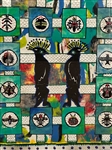 Dorothy Baka Bugged 2018 Mixed Media Painting